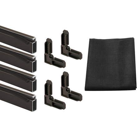 PRIME-LINE Screen Frame Kit, 7/16 in. x 3/4 in. x 60 in. x 60 in., Aluminum, Bronze 1 Kit MP8243